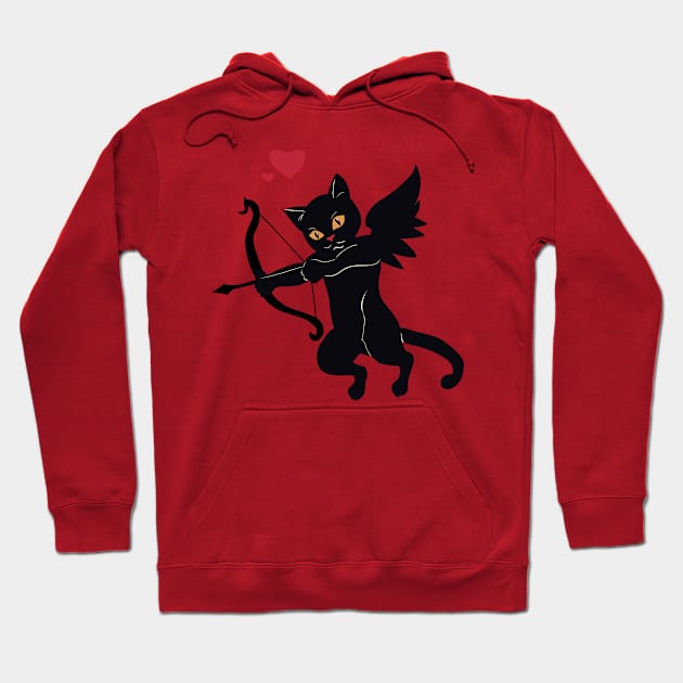 The Cat Cupid Hoodie by rail_rz